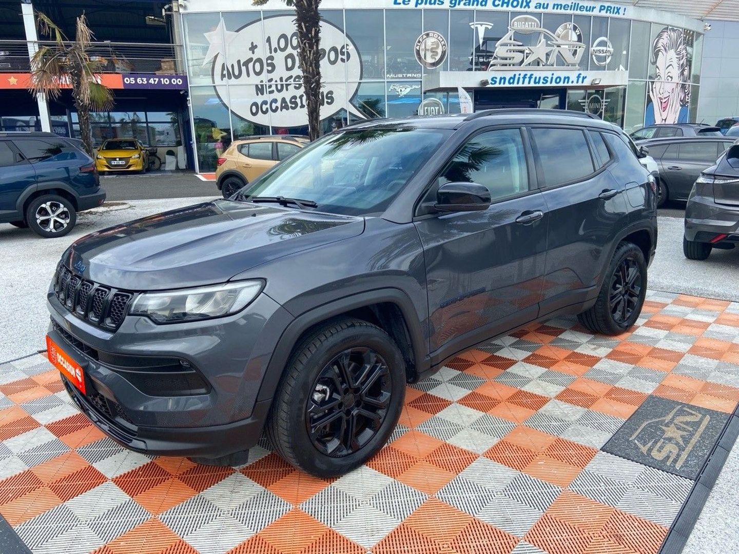 JEEP COMPASS - 1.3 PHEV T4 190 4XE EAWD NIGHT EAGLE AT6 PACK BUSINESS GPS Caméra